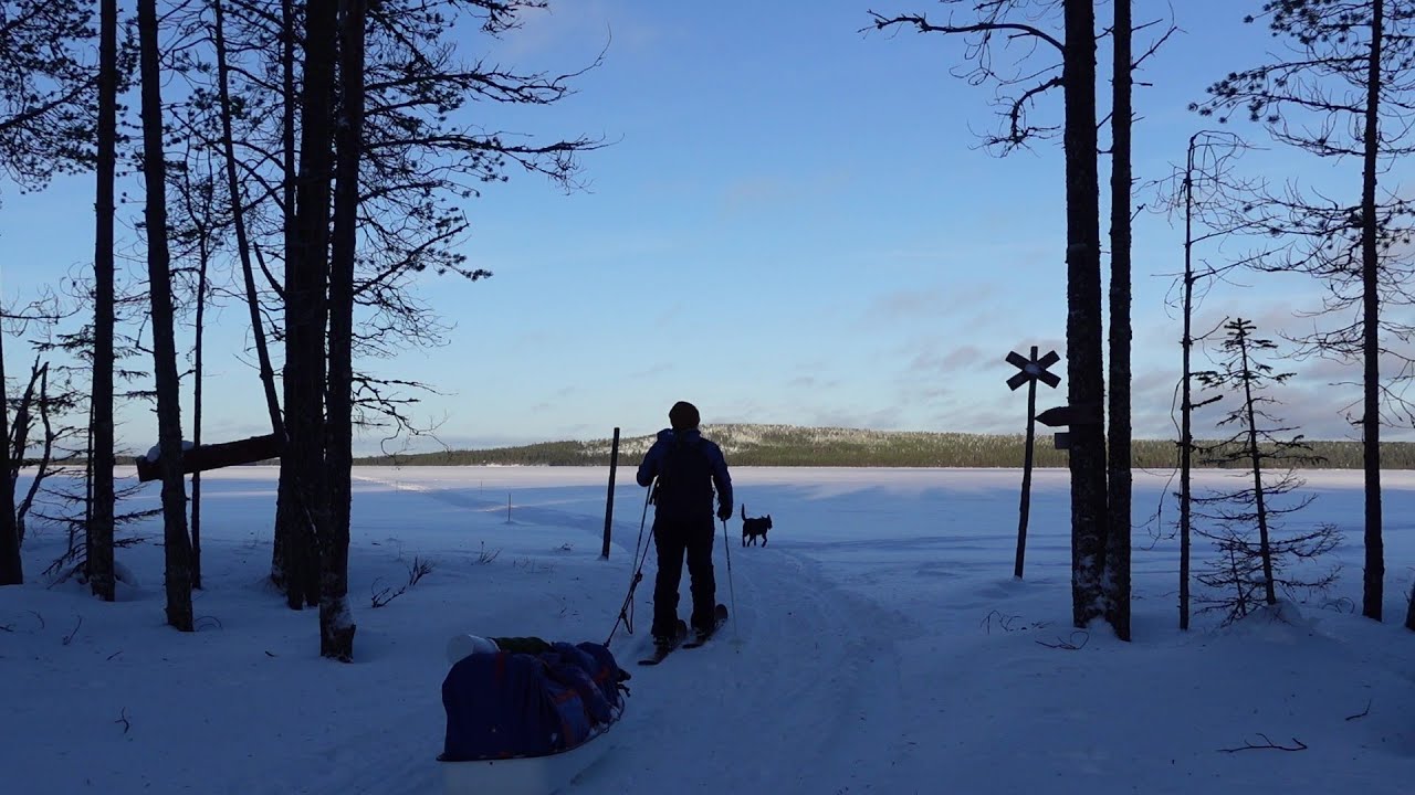 Kahden päivän hiihtoretki Etelä-Lapissa