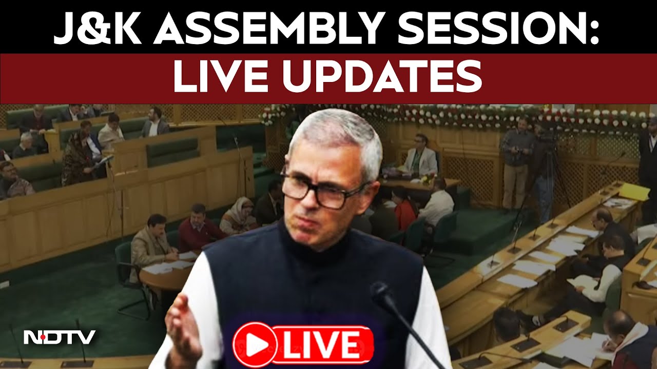 J&K Assembly LIVE | Jammu Kashmir Assembly Session | J&K Assembly Session Today