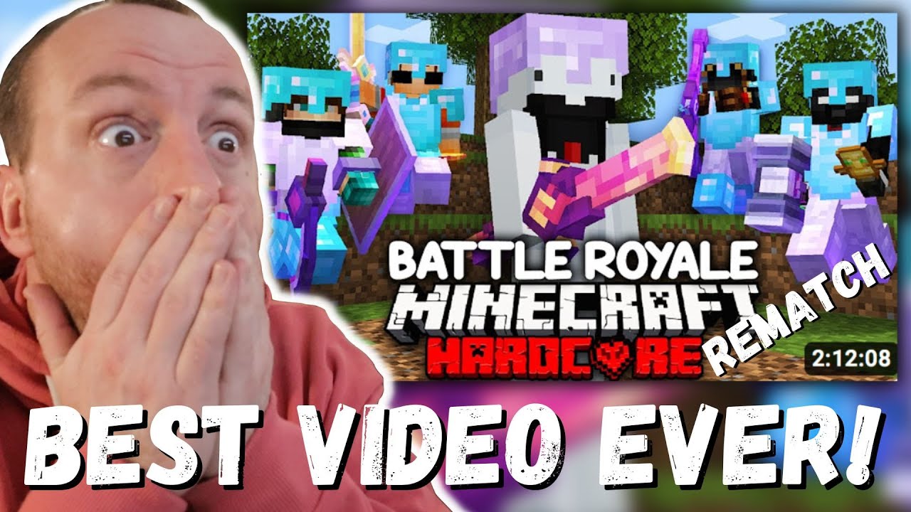 BEST VIDEO EVER! SpeedSilver 100 Players Simulate Minecrafts Deadliest Tournament REMATCH (REACTION)