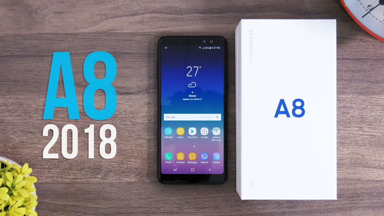UNBOXING Samsung Galaxy A8 2018 Indonesia!