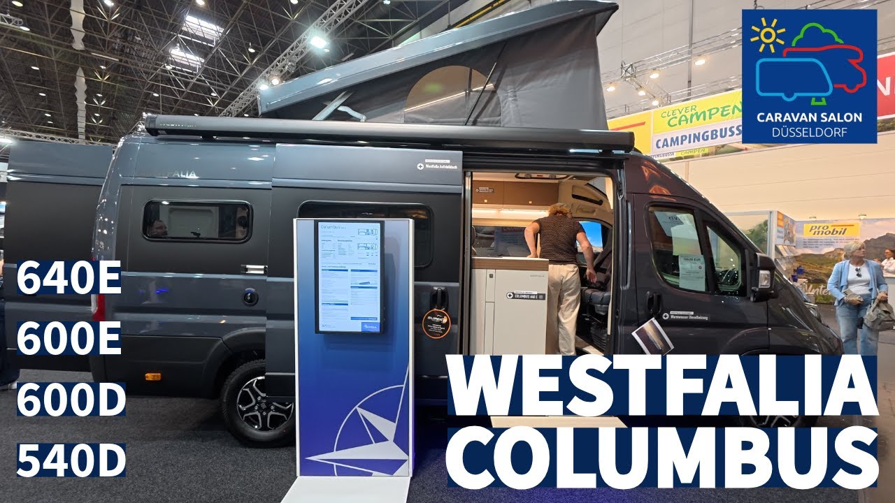 Die Westfalia Columbus Reihe 640E, 600E, 600D, 540D | Club Joker Urban PHEV | Caravan Salon 2025