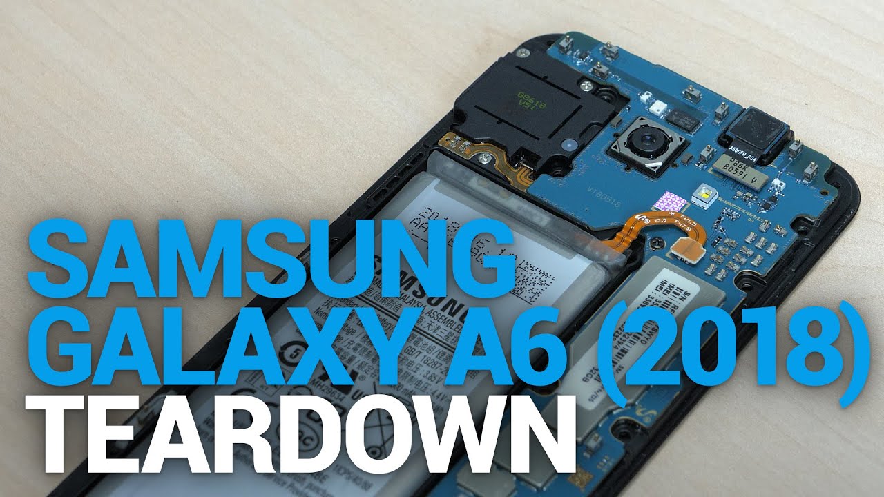 Samsung Galaxy A6 (2018) (SM-A600) teardown - Fixje.nl