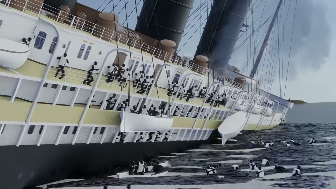 THE SINKING OF RMS LUSITANIA IN REAL TIME | Previs sneak peek