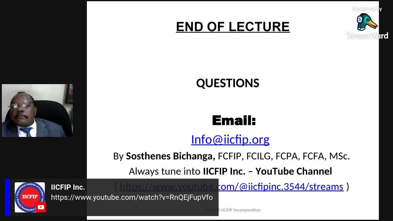 FORENSIC REPORT WRITING STANDARDS