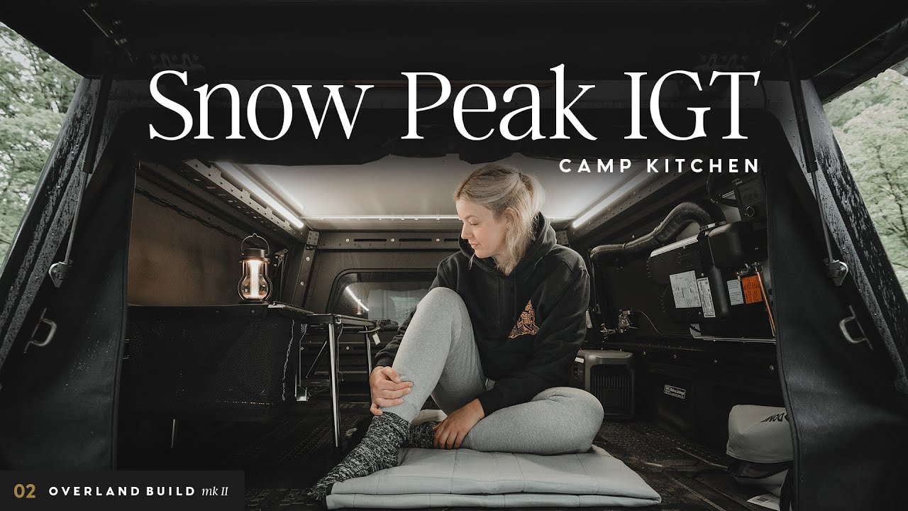 Обустройство кухни в кемпере для грузовиков с Super Pacific X1 и Snow Peak IGT