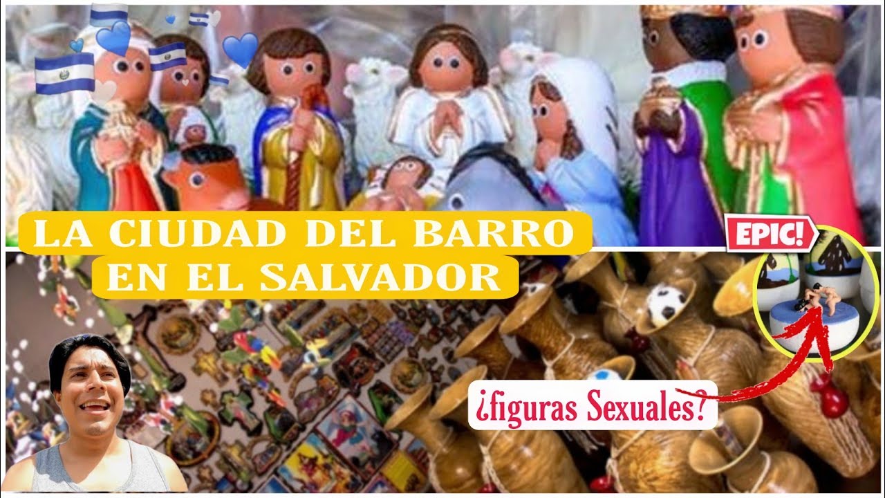 La ciudad del Barro, en El SALVADOR! ¿FIGURAS SEXUALES? 🤫🤯📍🇸🇻 ILOBASCO.