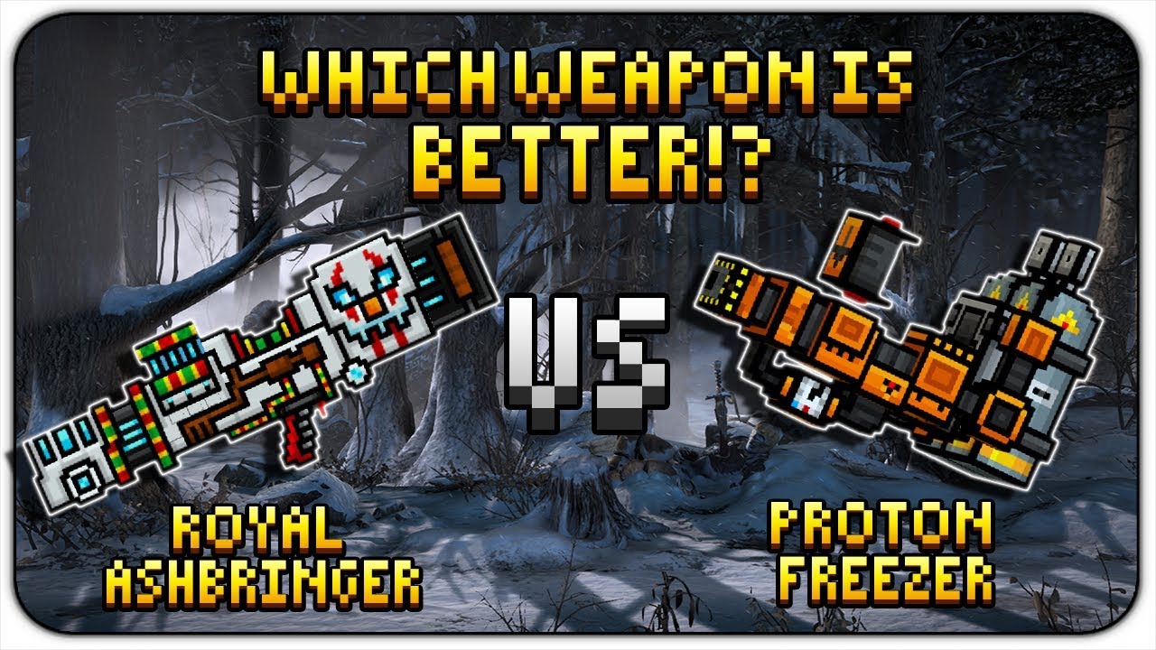 Royal Ashbringer VS Proton Freezer (Pixel Gun 3D)