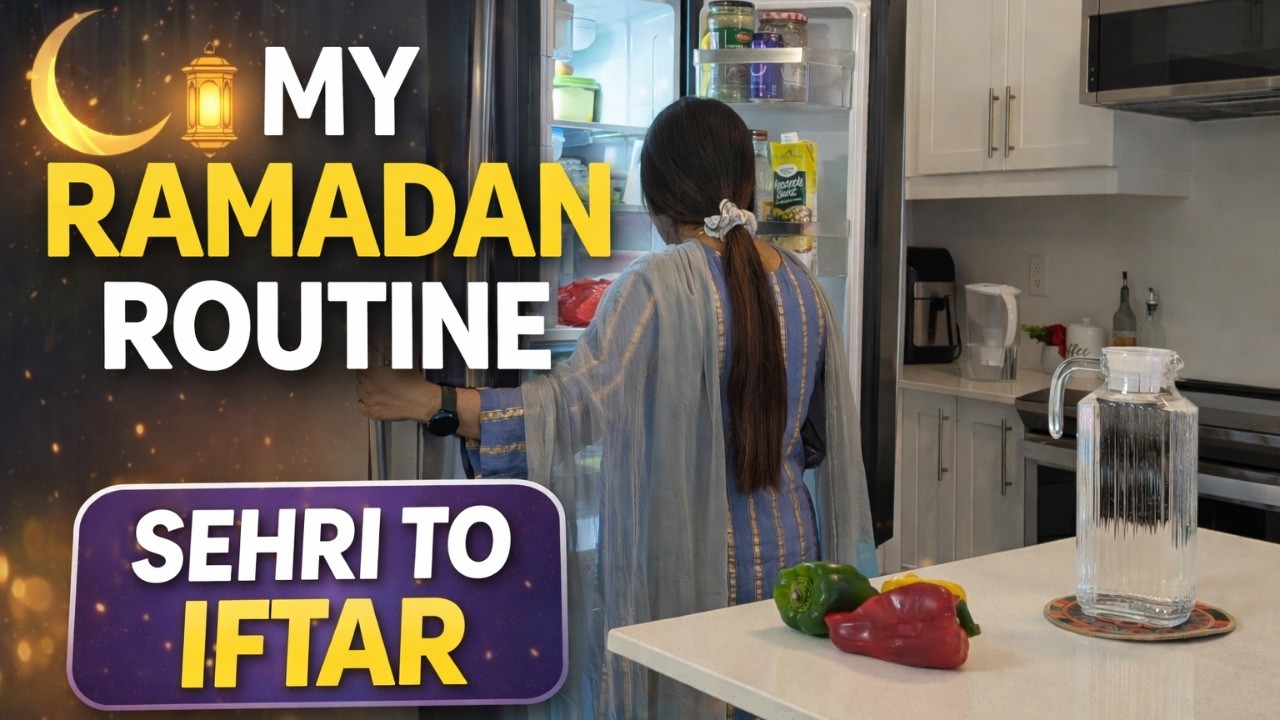 MY PEACEFUL RAMADAN ROUTINE 🌙 | SEHRI TO IFTAR IN OUR NEW HOME | INDIAN MOM IN CANADA VLOG