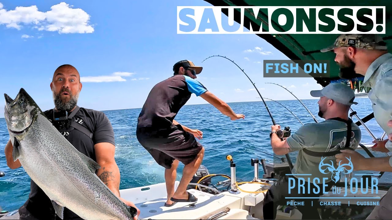 Pêche au saumon au Lac Ontario!!