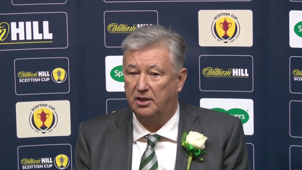 Hearts 1-2 Celtic - Peter Lawwell Full Post Match Press Conference - Scottish Cup Final