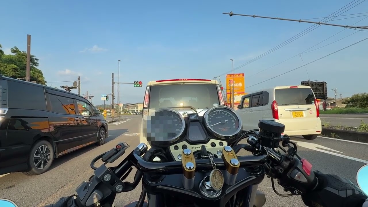 CB400SF お盆休みの高知を走る