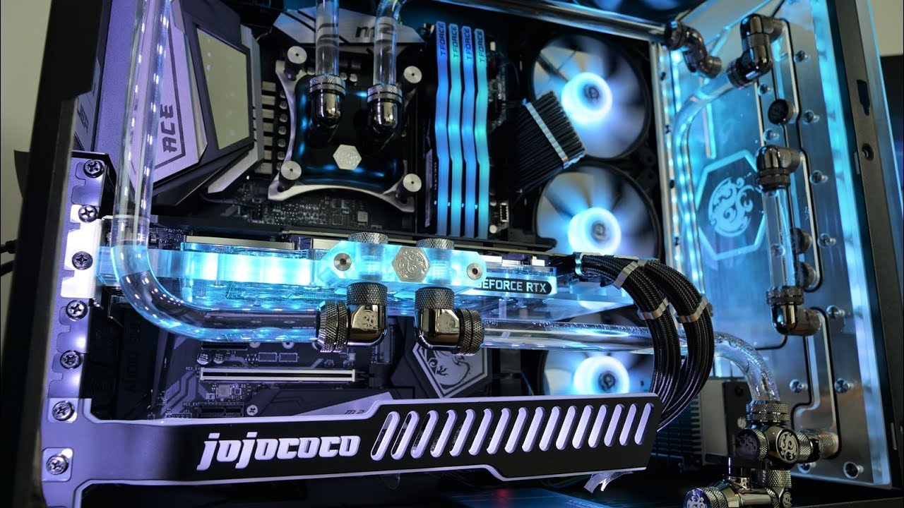 Project Aqua Crystal feat. Bitspower Touchaqua Sedna water dist block and Lian Li 011 Dynamic