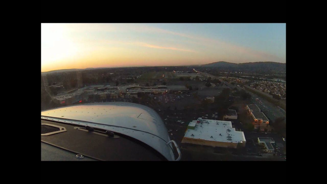 HD video, HD audio, VASI lights on a night landing