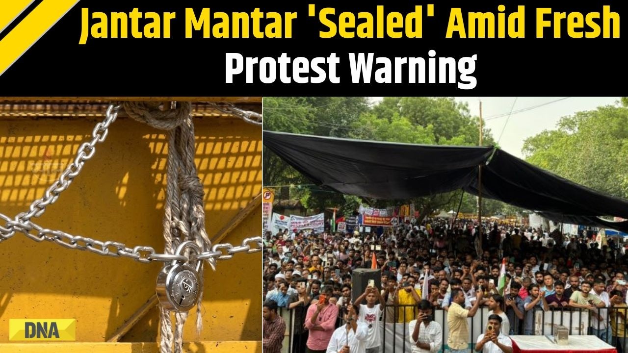 CJP Protest: 'Wielded Barricades' At Jantar Mantar Amid CJP's Fresh Protest Warning | Delhi Police