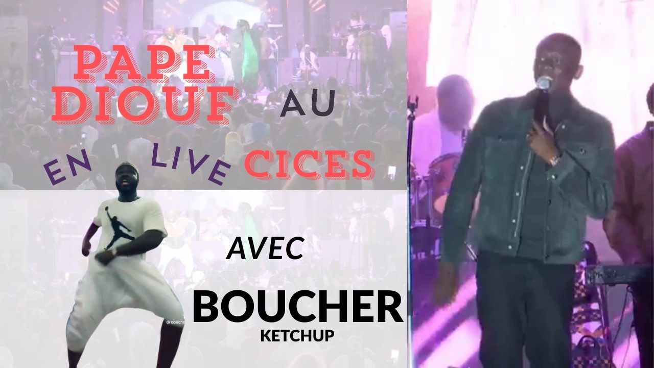 Pape Diouf en live avec Boucher Ketchup #concert #mbalax