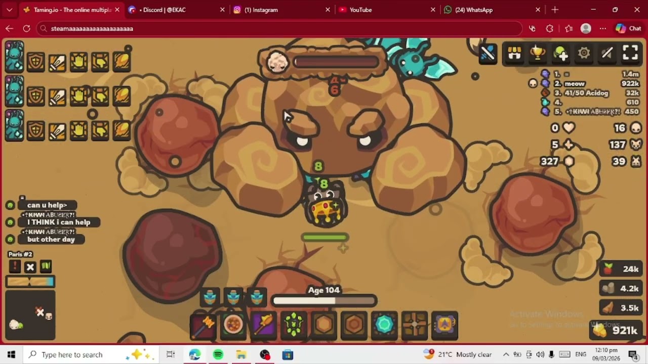 taming.io|tonic of ice fairy