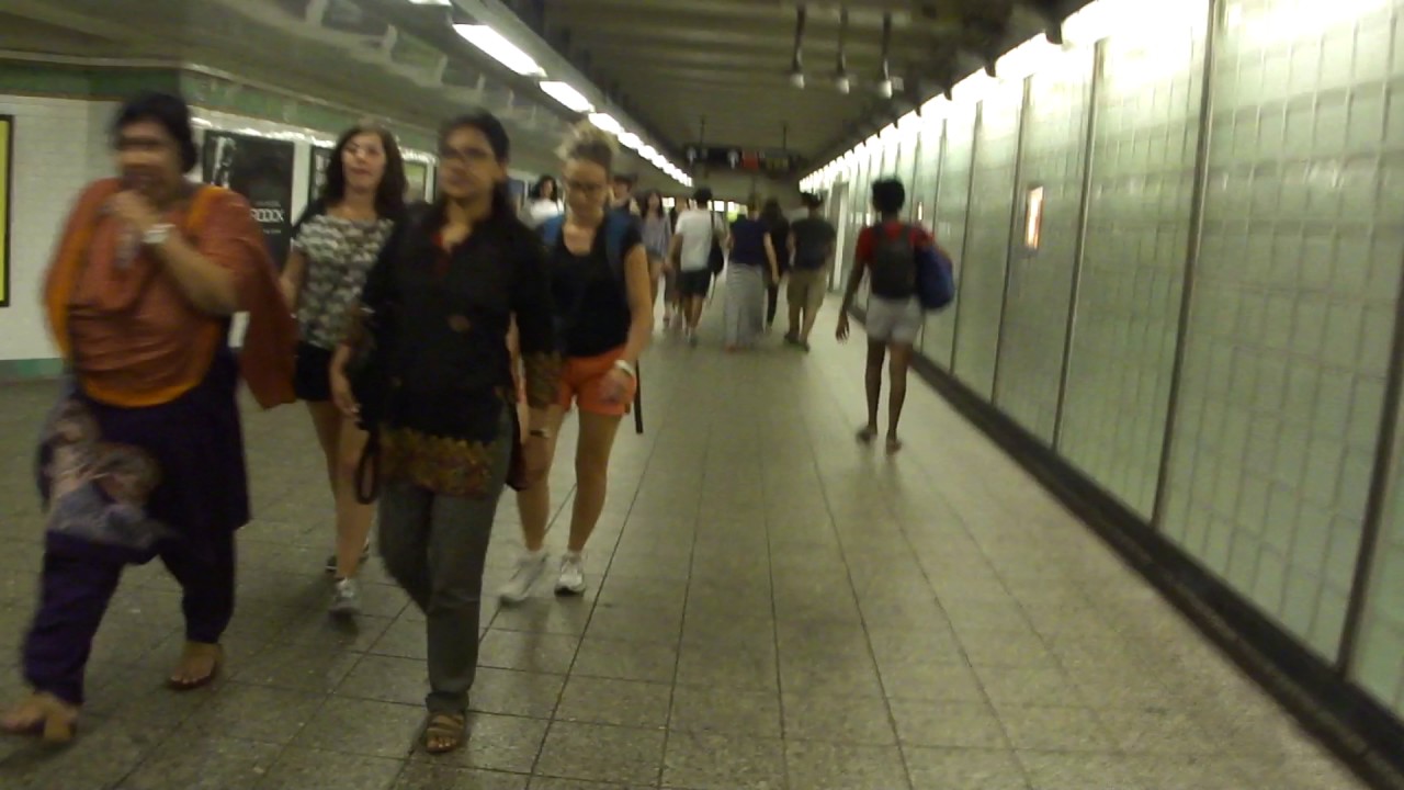 Transferring From The Flushing Line to the Broadway Line at Times Square