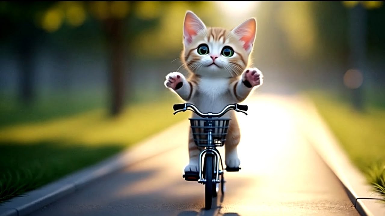 Mama cat and kitten beautiful video |Mother Cat is cooking chicken