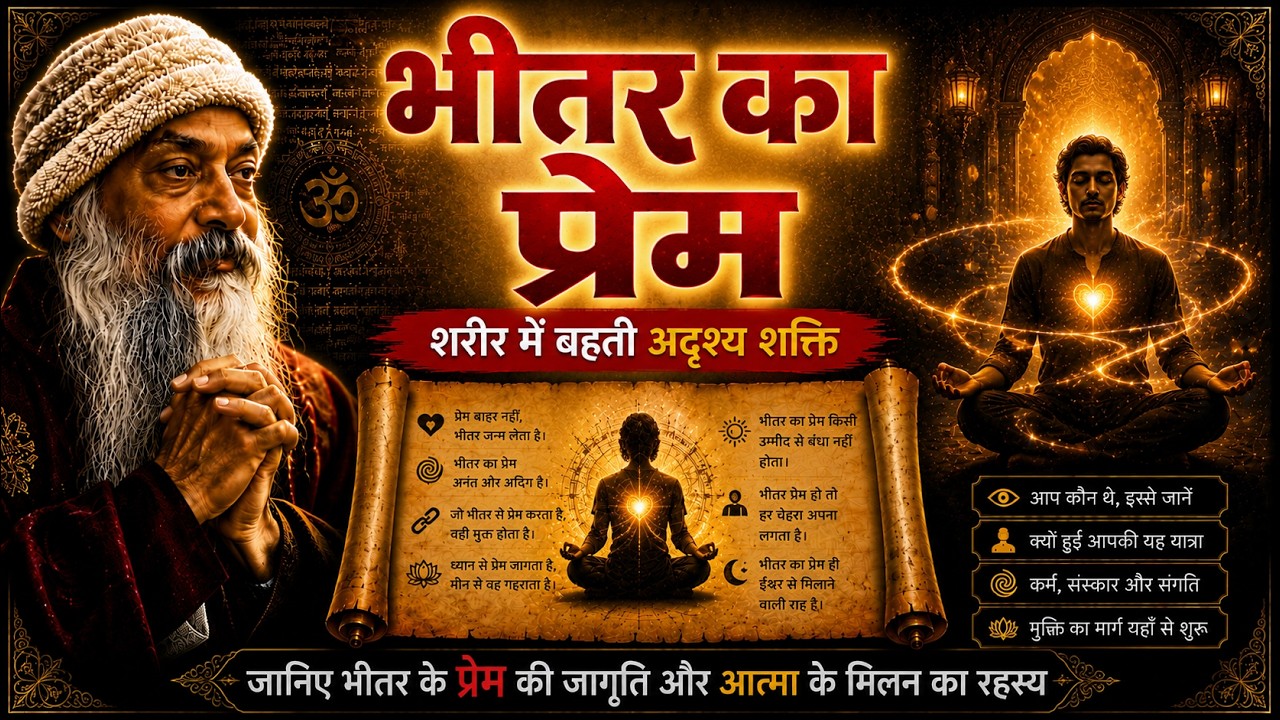 OSHO – स्त्री कब भीतर से प्यार करती है | OSHO HINDI SPEECH