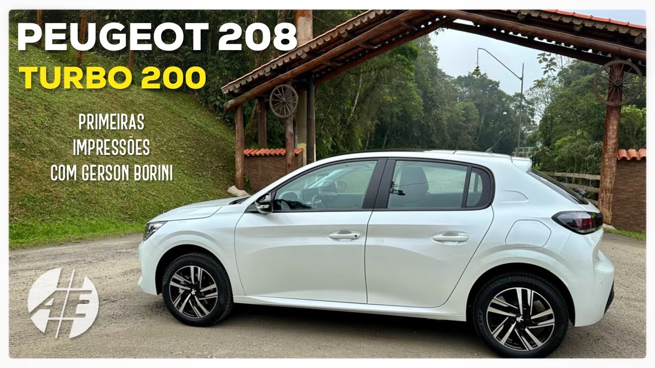 Peugeot 208 TURBO CVT. Primeiras Impressões com GERSON BORINI.