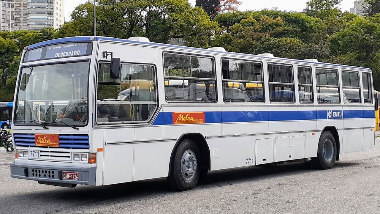 7711 - Metra | Caio Padron Vitória | Volvo B58 #parte2