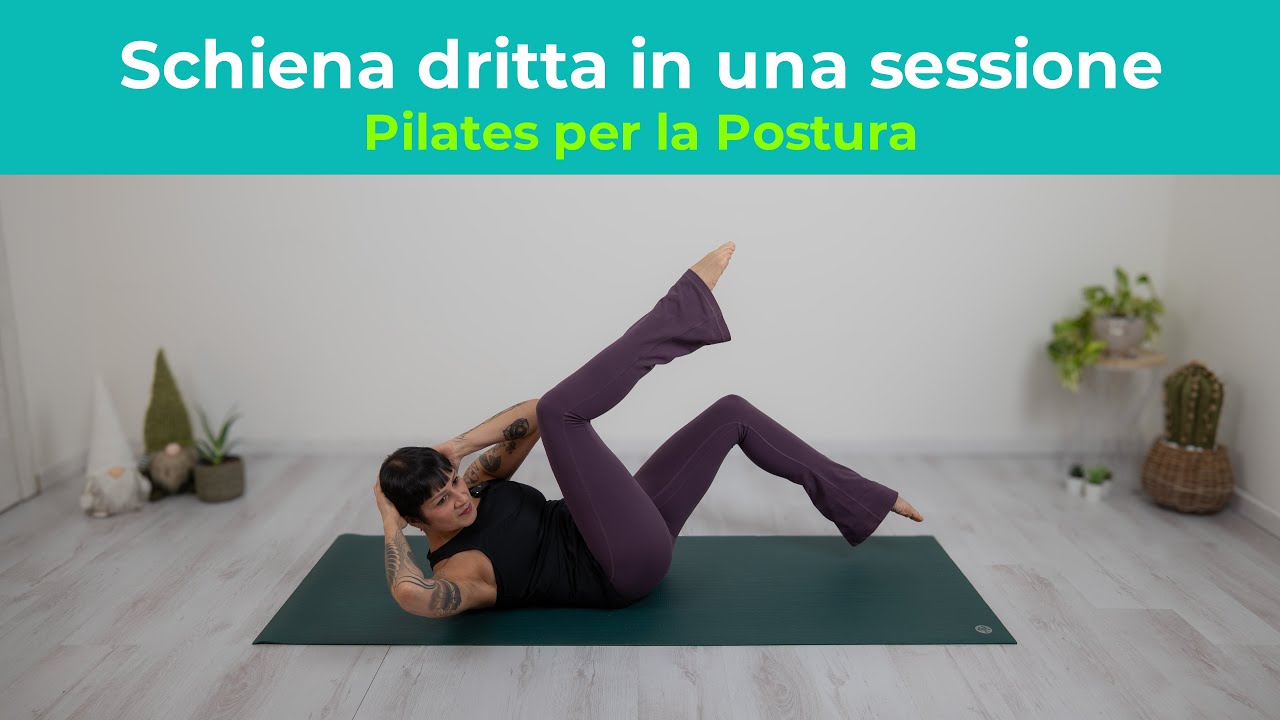 Pilates per la postura - Schiena dritta in una sessione | Esercizi di Pilates a casa