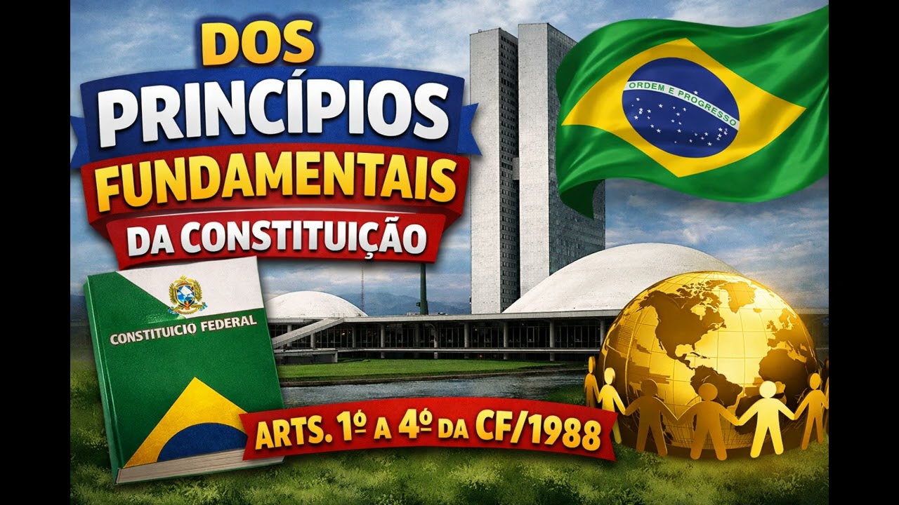 Dos Princípios Fundamentais da Constituição (arts. 1º a 4º da CF/1988) - DIREITO CONSTITUCIONAL