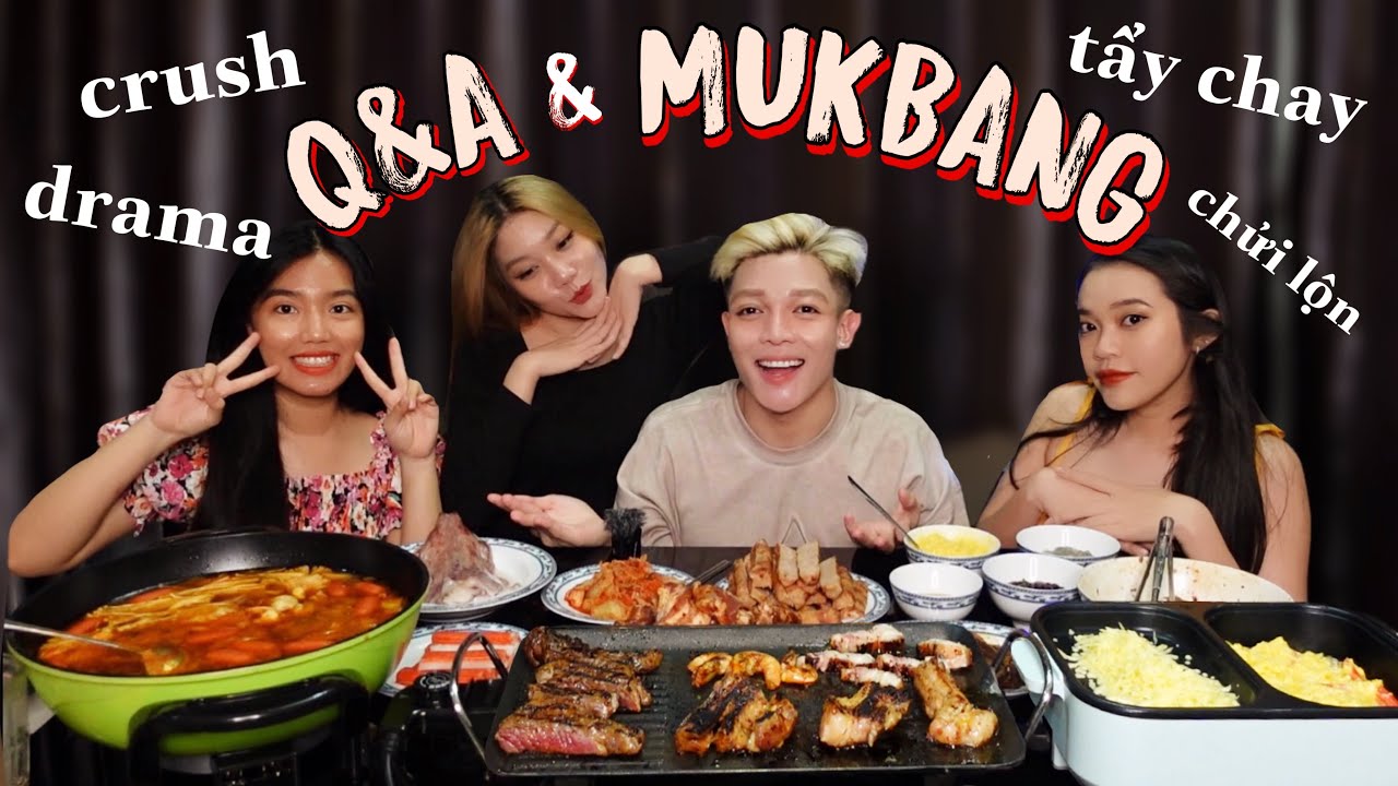 Korean bbq & Nồi lẩu kim chi sục sùi ! Q&A nhóm White Rain: Crush chung người, tẩy chay, chửi lộn…