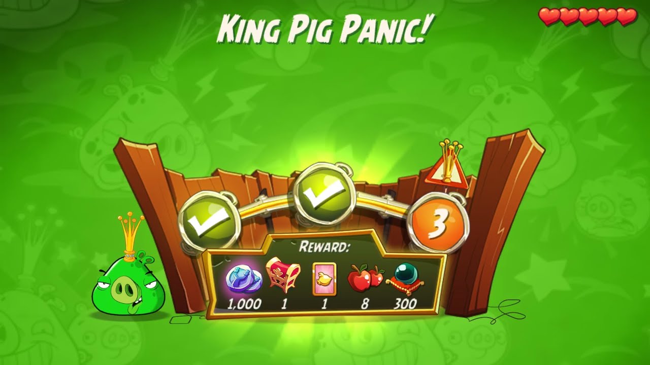 KPP Shortcut - No Red,Blues,Chuck,Matilda - King Pig Panic, Angry Birds 2 