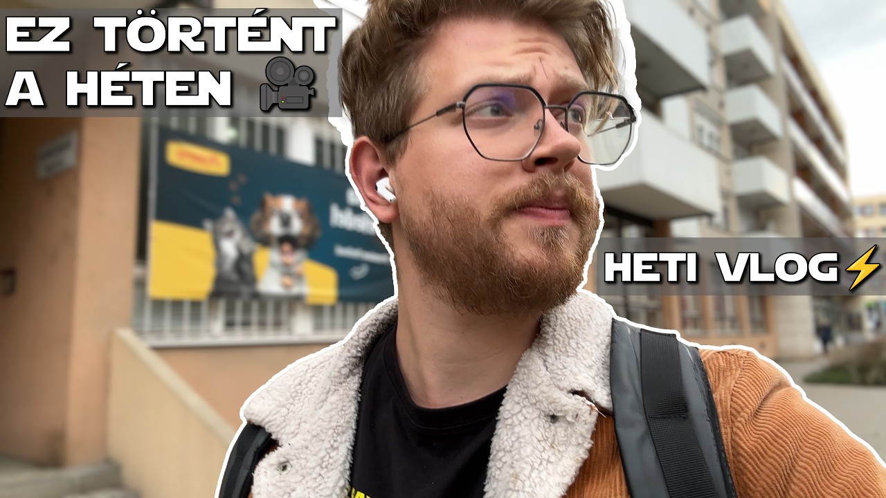 Tartalomgyártás és színház egy hét alatt 🎭 | Heti Vlog