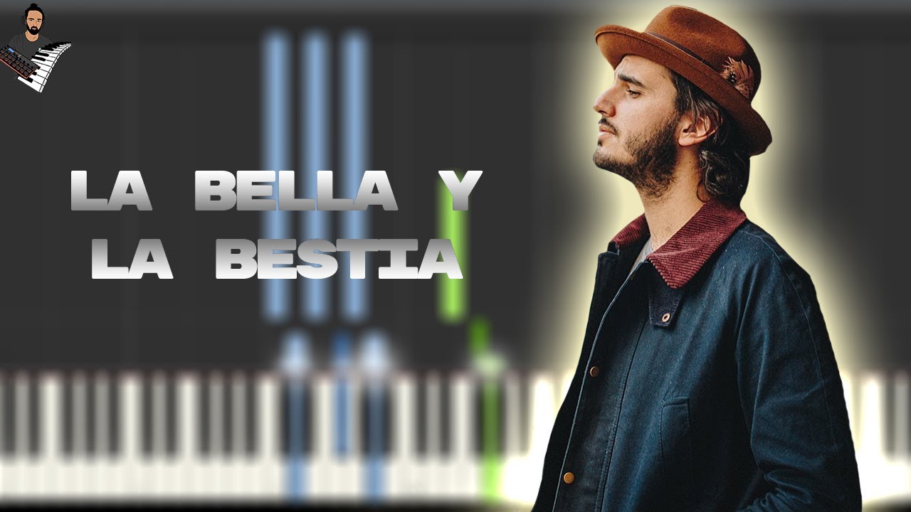 Reik, Morat - La Bella y la Bestia | Instrumental Piano Tutorial / Partitura / Karaoke / MIDI