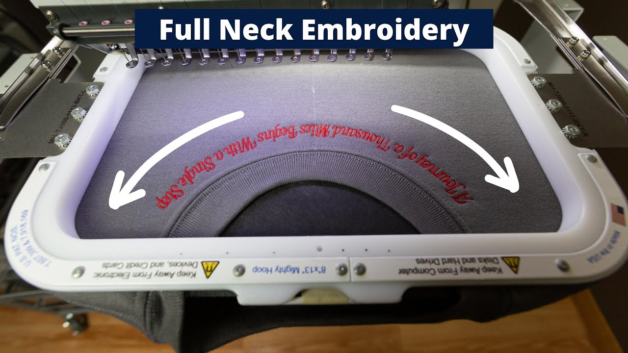 Full Neck Collar Embroidery