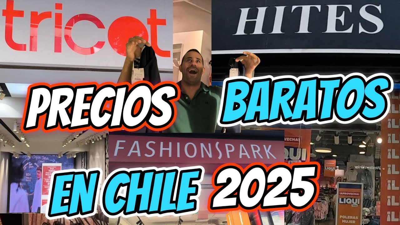 Así son los PRECIOS de ROPA y CALZADO mas BARATOS de 🇨🇱CHILE 2025🤑#precios #chile #santiagodechile