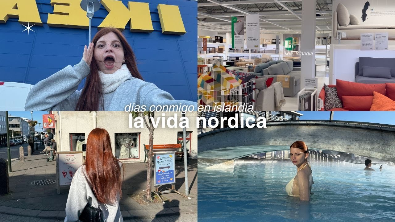Mi vida en Islandia 🇮🇸 | Vlog IKEA, Blue Lagoon y viaje con mi novio