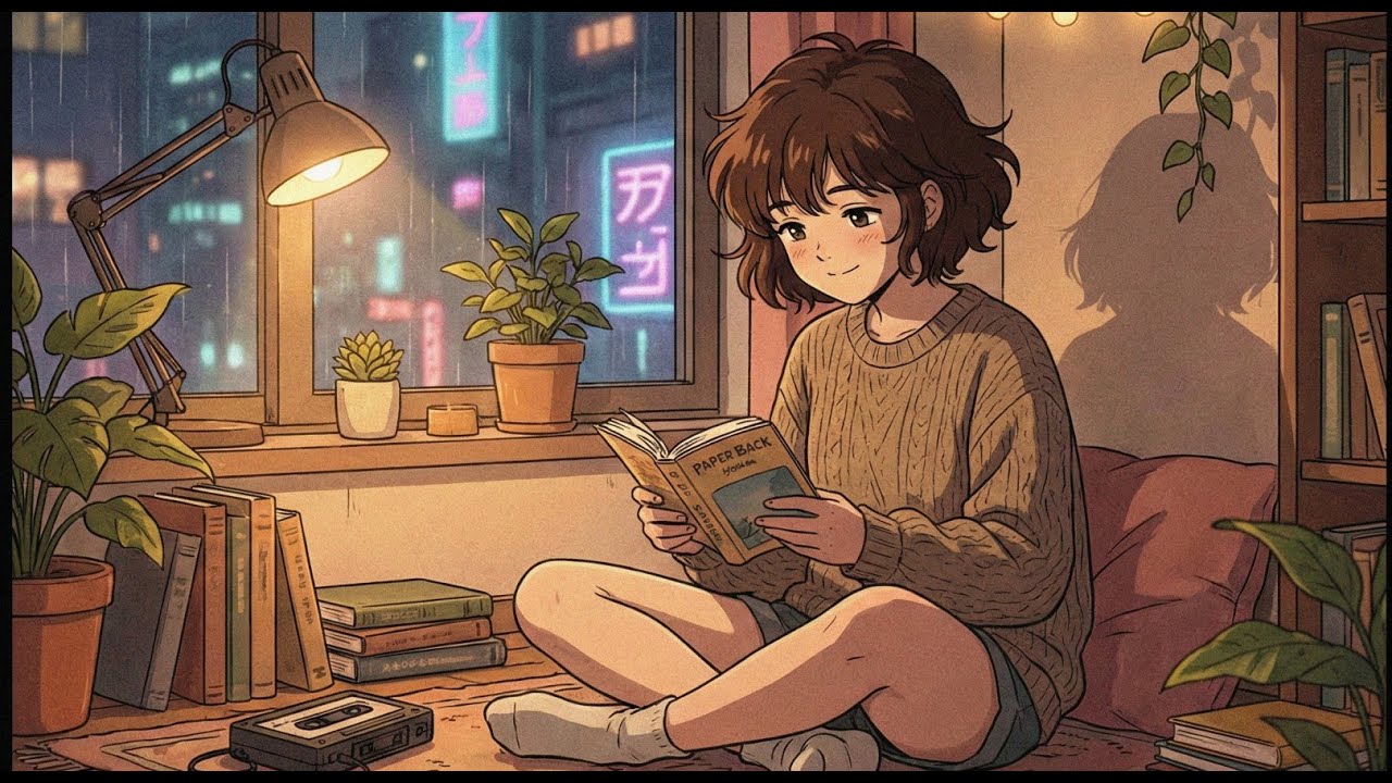 Late Night Lo-Fi for Reading 🌙 | Quiet Focus by the Window