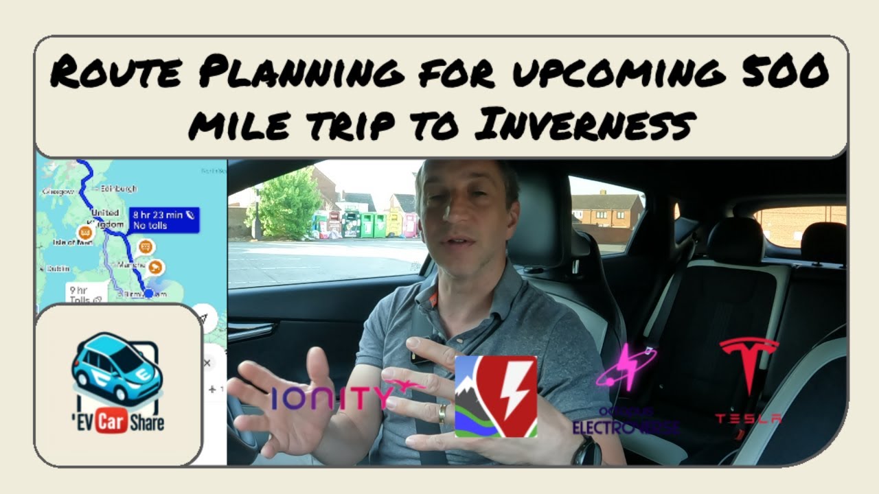 Planning a 500 mile EV road trip from Peterborough up to Inverness in Scotland. Kia EV6.