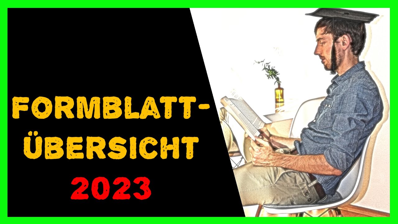 BAföG Formblatt Übersicht - 2025 - Neue BAföG Reform