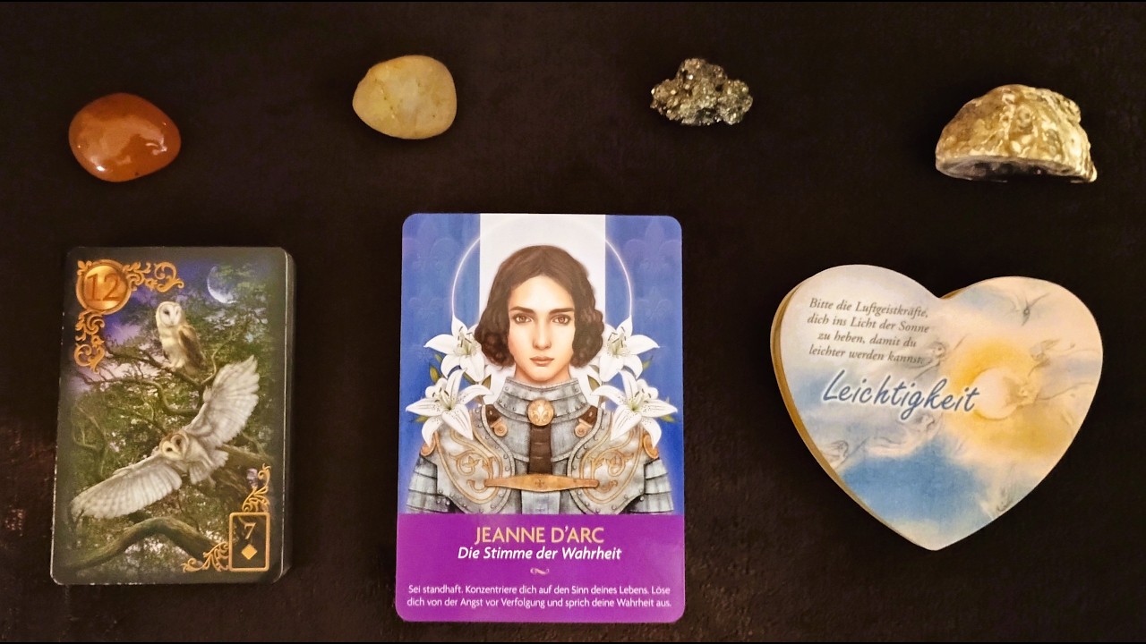 Tagesbotschaft 24.02.2026 Lenormand Die Eulen (12)🦉🦉 Kommunikation Liebe❤JEANNE D'ARC⚜️Leichtigkeit🌞