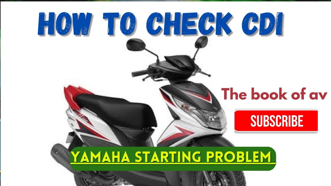 STARTING PROBLEM OF YAMAHA IN TAMIL/HOW TO CHECK CDI UNIT/NO CURRENT PROBLEM 