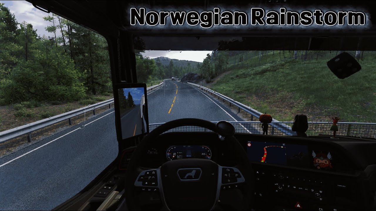 ETS2 1.58 Norwegian Rainstorm - Lillehammer to Kristiansund - SNOWYMOON v2