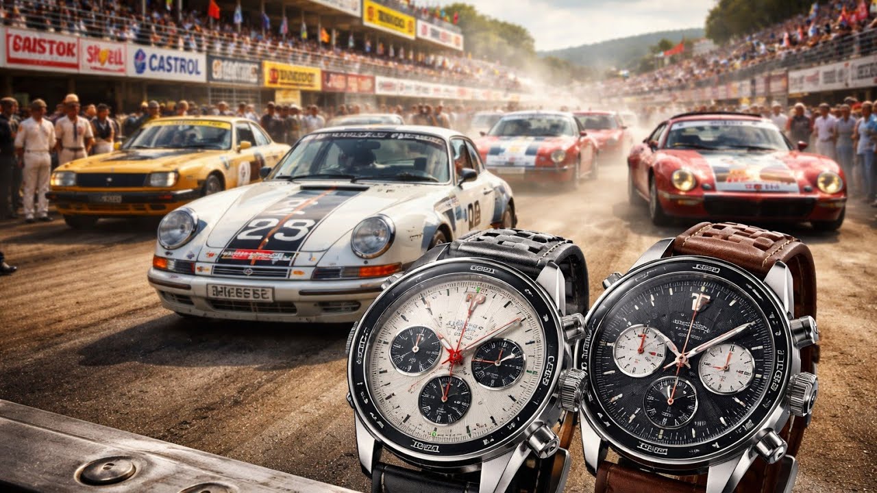 Preiswert, interessant, sammelwürdig, AVIA Racing Chronograph, Valjoux 7733