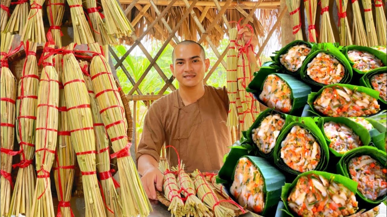 NEM CHUA CHAY Rau Củ,Món Chay Nên Dùng Rất Ngon,Rất Tiện Lợi Dùng Là Thích Ngay | Bếp Chay Thầy Lâm