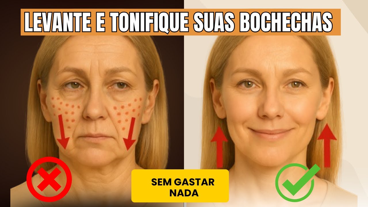 Como Levantar e Tonificar Suas Bochechas Sem Gastar Nada| Série Iniciantes (Vídeo 4 de 6)