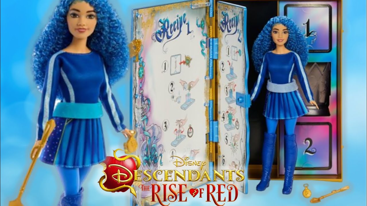 Chloe Charming 💙🗡️⚔️💎 Sorcerer’s Cookbook Doll by Mattel - Descendants Rise of Red ♥️