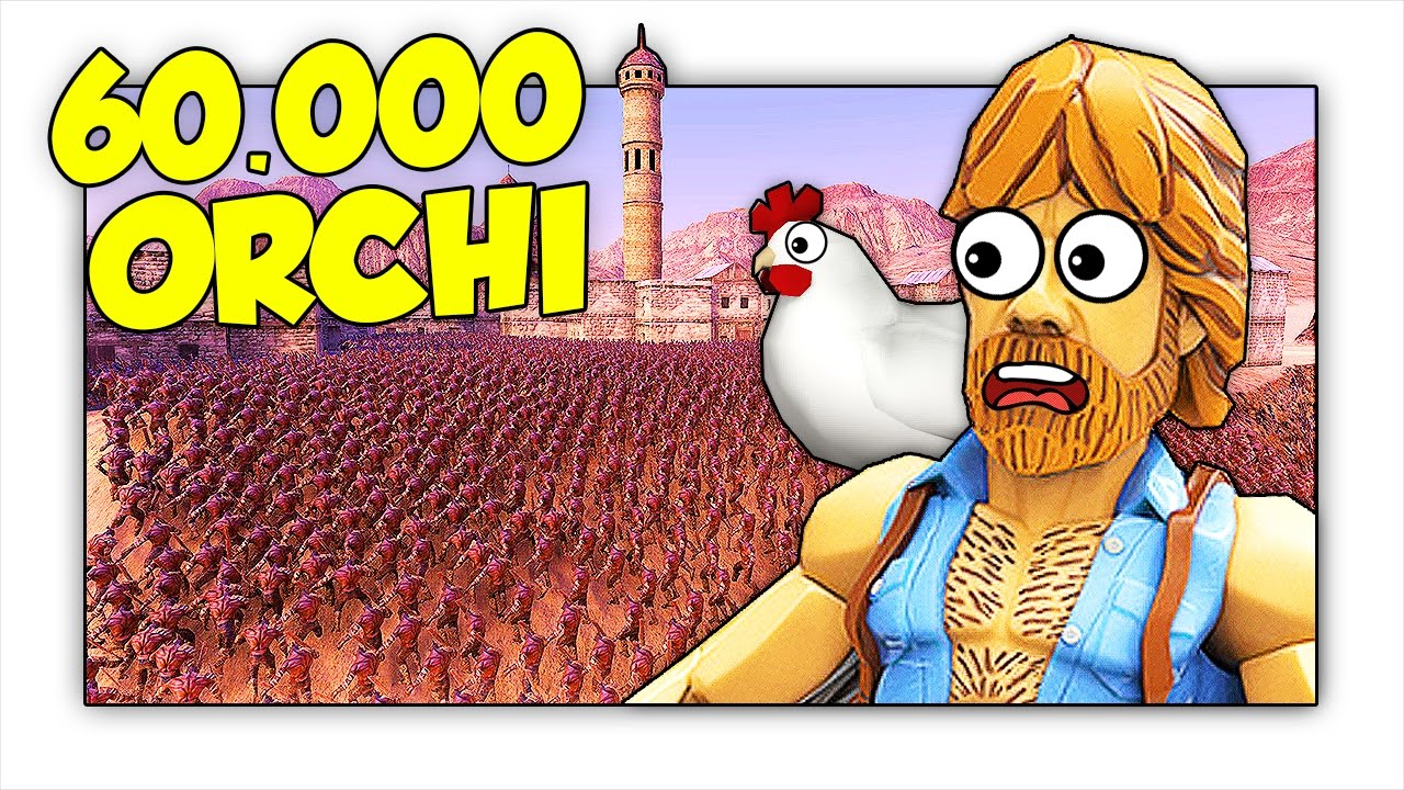 60.000 ORCHI ASSEDIANO LA CITTÀ DEGLI ANIMALI DI CHUCK NORRIS! - Ultimate Epic Battle Simulator ITA