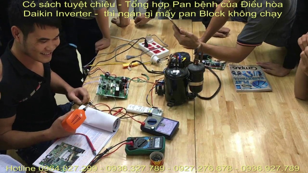 Cuốn sáchTổng hợp Pan bệnh của Điều hòa Daikin Inverter đã chính thức ra mắt giúp bạn sửa chữa nhanh
