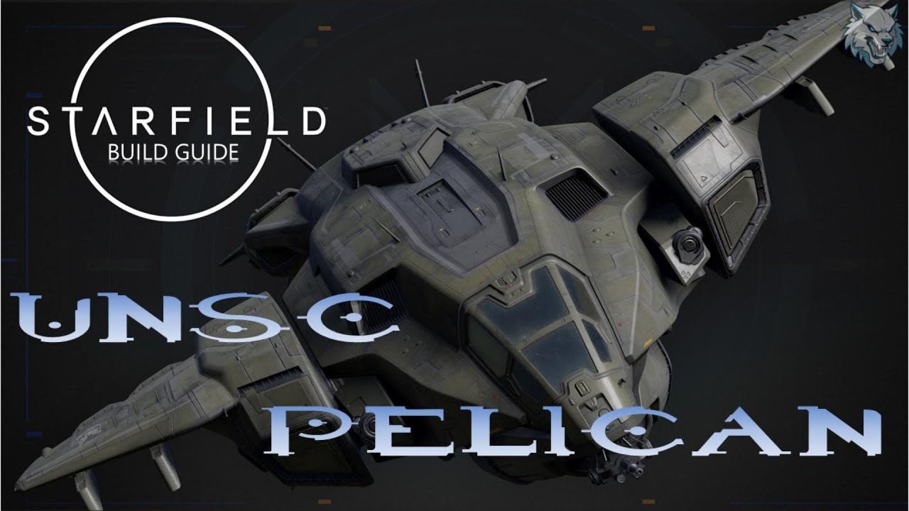 Building a Classic -- Halo UNSC Pelican -- Starfield Full Build Guide