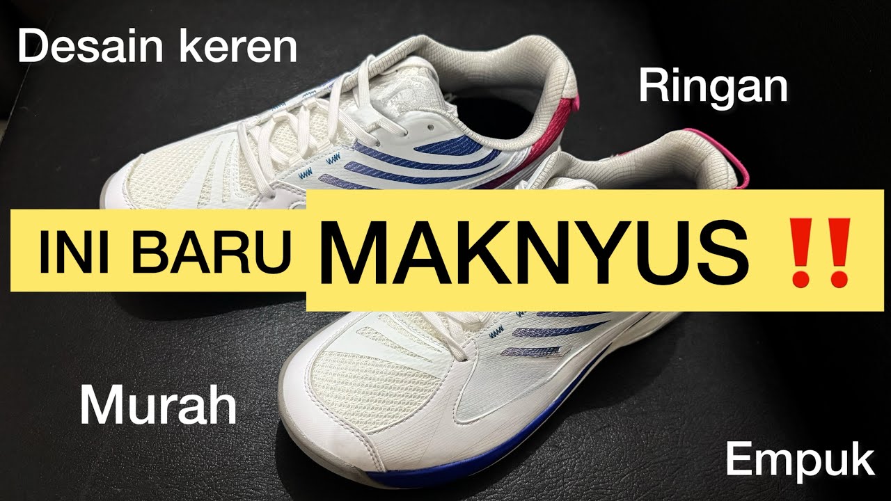 Sepatu badminton paling REKOMEN di tahun 2025