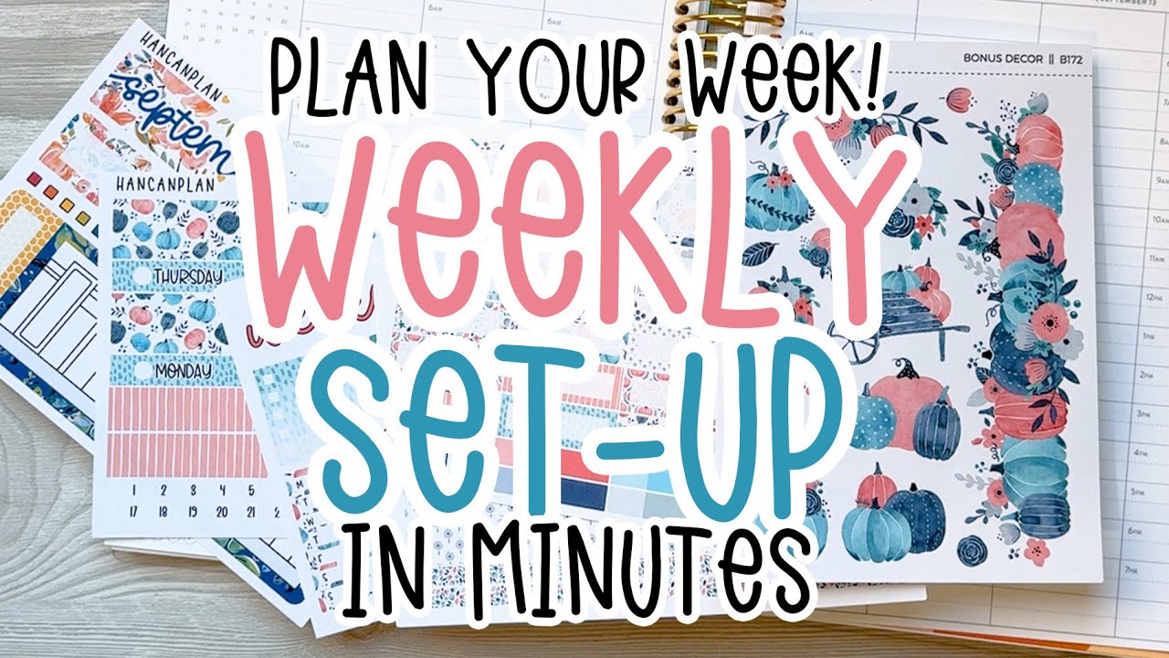 Plan With Me: An Easy Weekly Setup You’ll Actually Stick To | HanCanPlan | Erin Condren Hourly