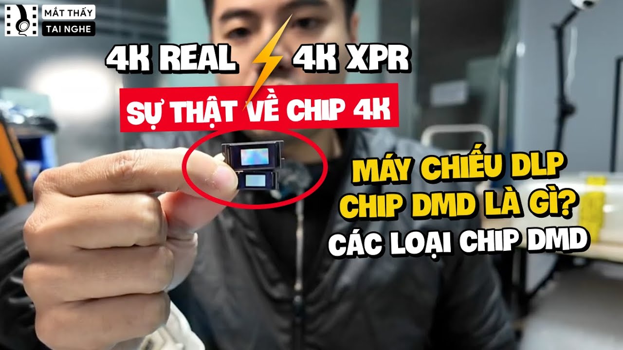 Sự thật về máy chiếu 4K có thể bạn chưa biết,máy chiếu DLP là gì, chip DMD của máy DLP là gì ?